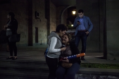 People are satisfied for the result of their protests which caused the prime minister Serzh Sargsyan resign.April 24, 2018, Yerevan-Armenia.