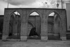 Maryam visits the grave of the person who donates his lung to her .paying aspect and thanking a friend that she never meet, but had saved her life and gave her a new beginning.A cemetery in Tehran.13 May 2014.