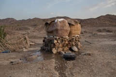 A water tank that every once in a while is being filled with wat